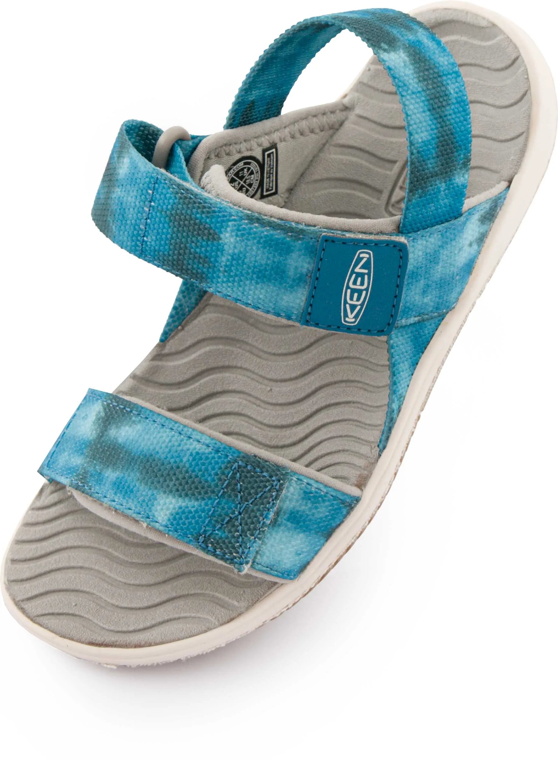 Keen Jr Elle Backstrap Sea Mosse-fjord Blue Kids Sandals