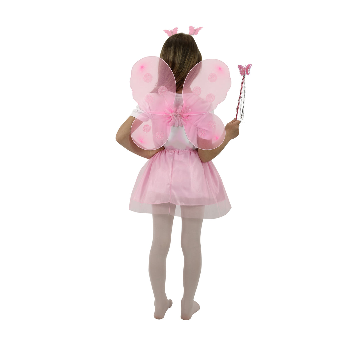 Kinderkostüm Rosa Fee Tutu Rock mit Zubehör.