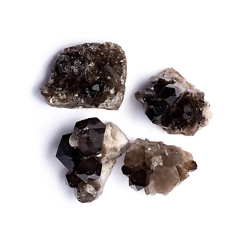 Груби опушени кварцови друзи - ±400-600g; ±6-12см