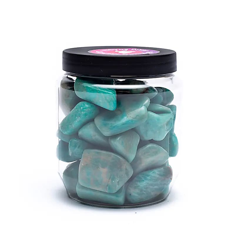 Tumbled Amazonite A Quality - ±2-4 Cm; ±500 G