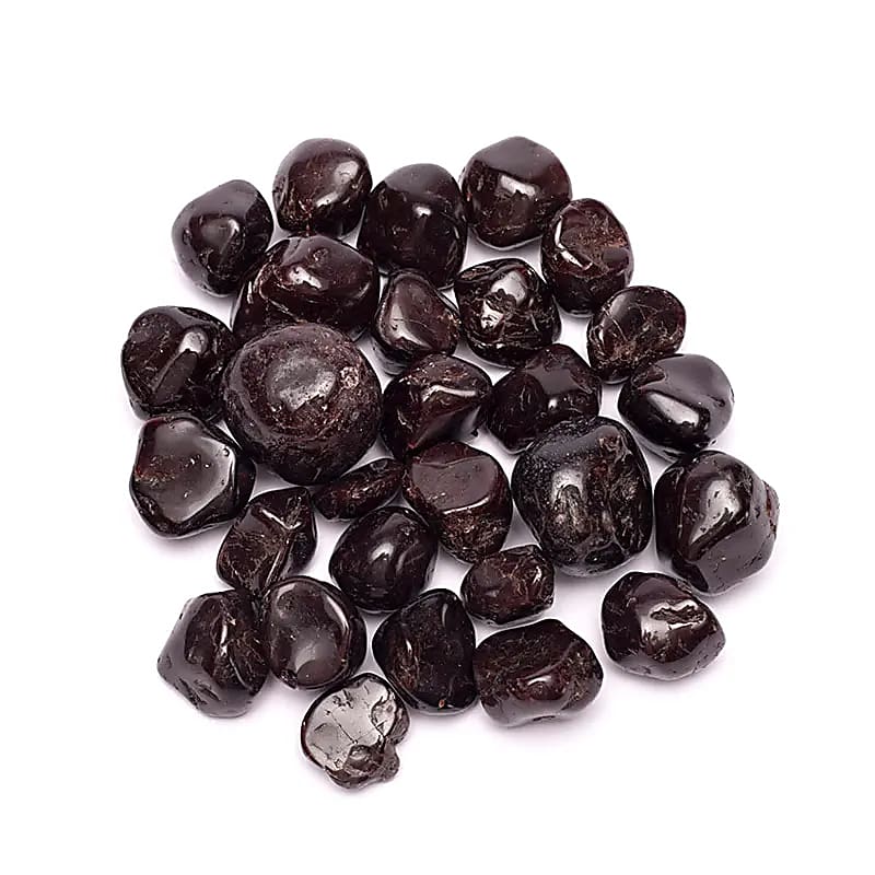 Granat tumlede sten A Kvalitet - ±500 G; ±3-4 cm