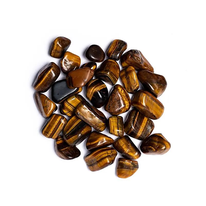Tigeröga tumlade stenar A Kvalitet - ±1000 G; ±3-4 cm