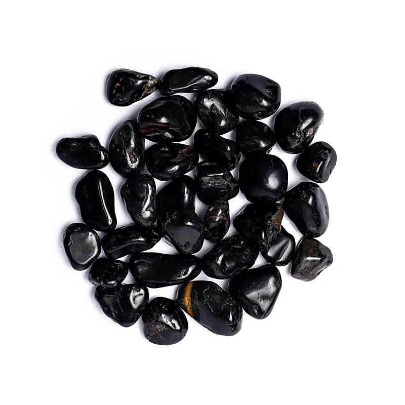 Kamienie z czarnego onyksu A Jakość - ± 1000g; ±3-4cm