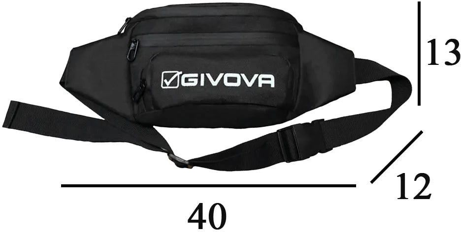 Givova Pouch Schwarze Gürteltasche