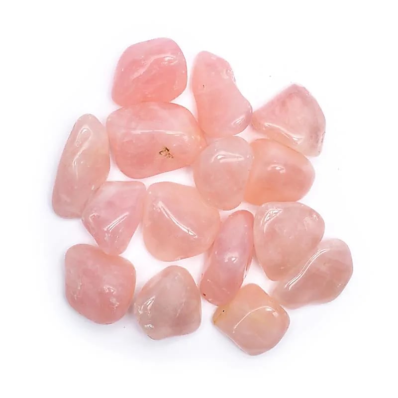 Tumbled Rose Quartz Aa Quality - ±3x4 Cm; ±500 G