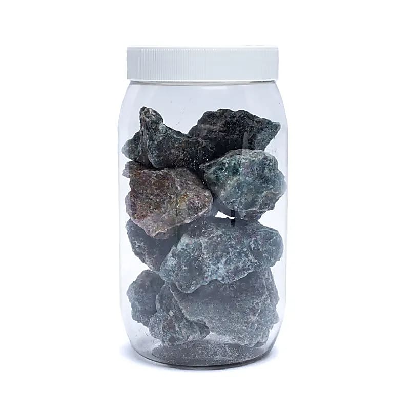 Rubino grezzo con cianite - ± 3-8 cm; ±1000 g