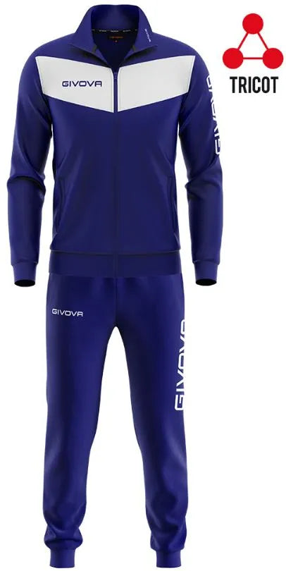 Sportset Givova Visa Triacetato Blå/vit