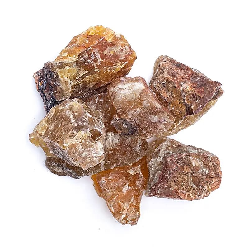 Grov gul fluorit - ±3-8cm; ±1000g