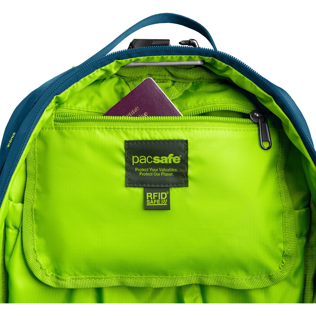 Pacsafe Eco 18l Backpack Econyl Tidal Teal