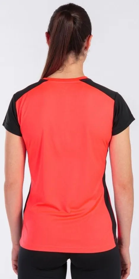 Camiseta feminina joma record ii fluor coral verde 2xl