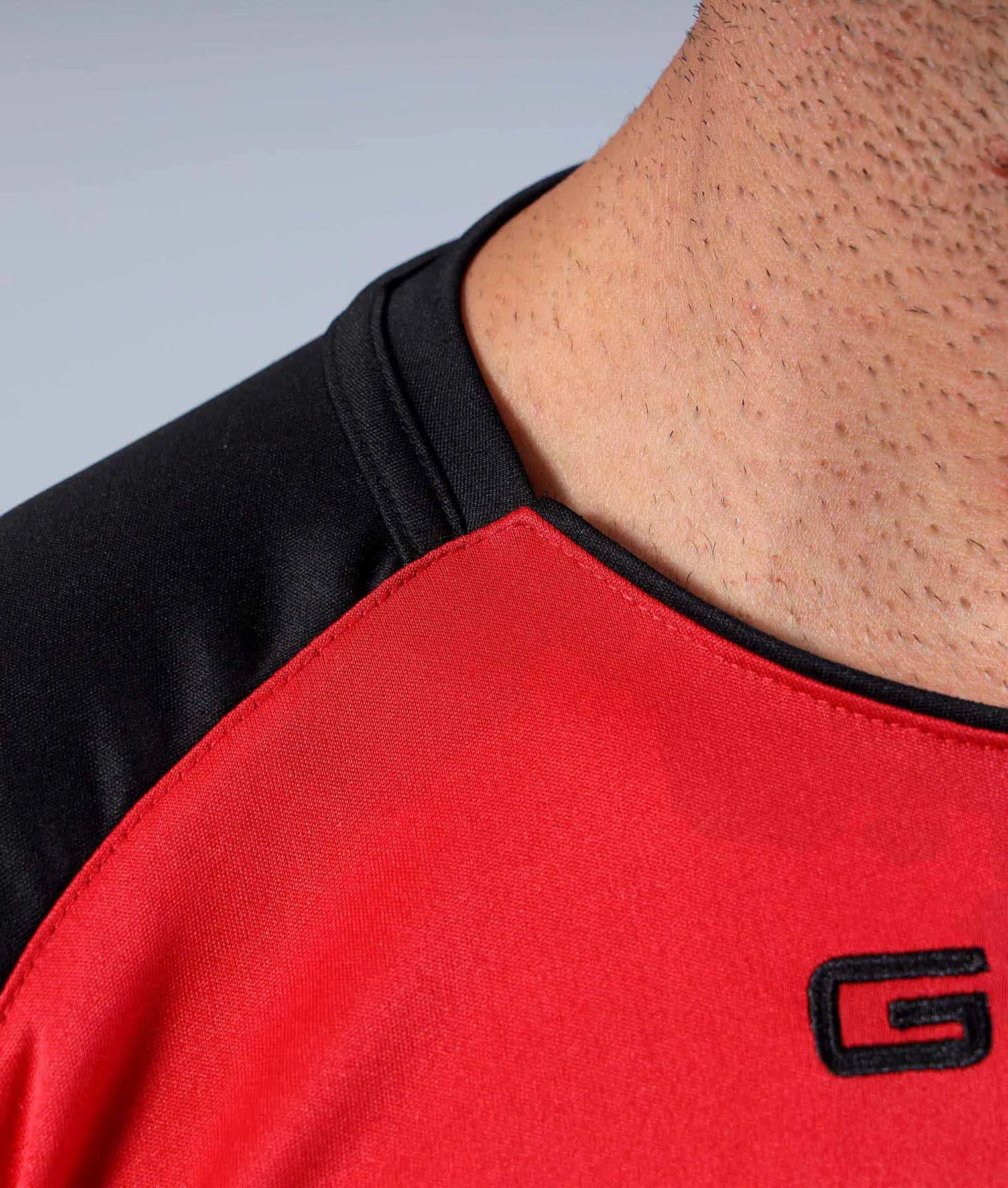 Tricou sport Givova Capo Roșu-negru