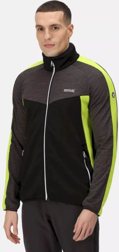 Herre sweatshirt Regatta Mænd Yare Vi Extol Stretch Softshell Jakke Sort