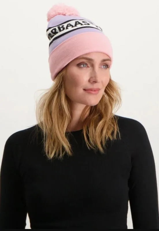 Gorro de invierno Poederbaas Freeride Gorro unisex Violeta-rosa