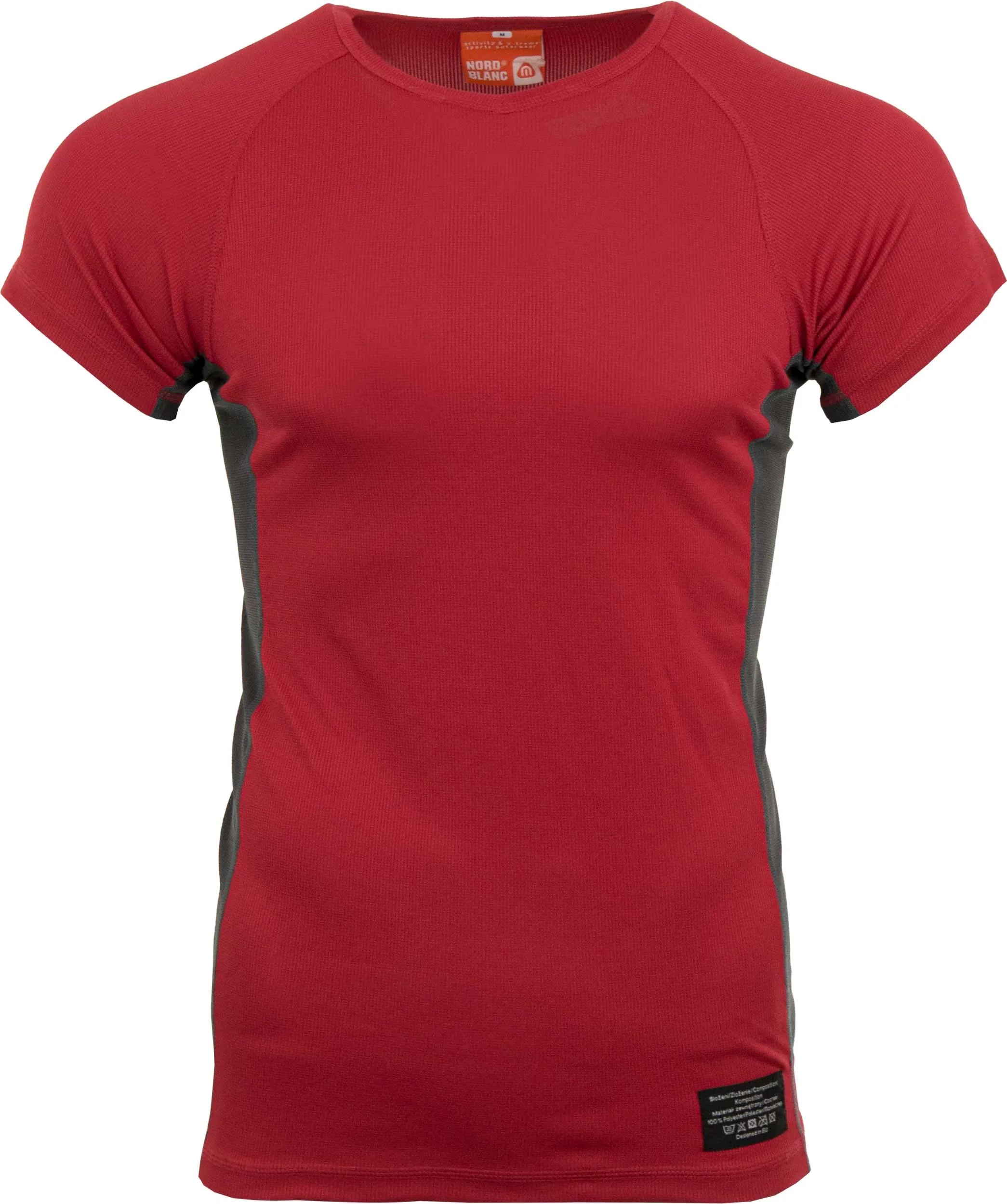 T-shirt funzionale da uomo Nordblanc a maniche corte rossa