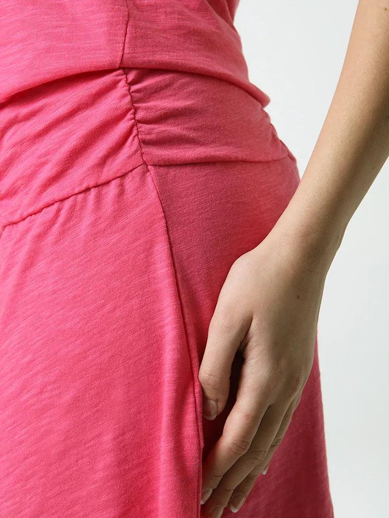 Blús lúb gúna spóirt na mban xs bándearg