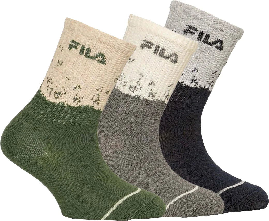 Chaussettes pour enfants Fila Jr. Sock Forest 3-pack Mix