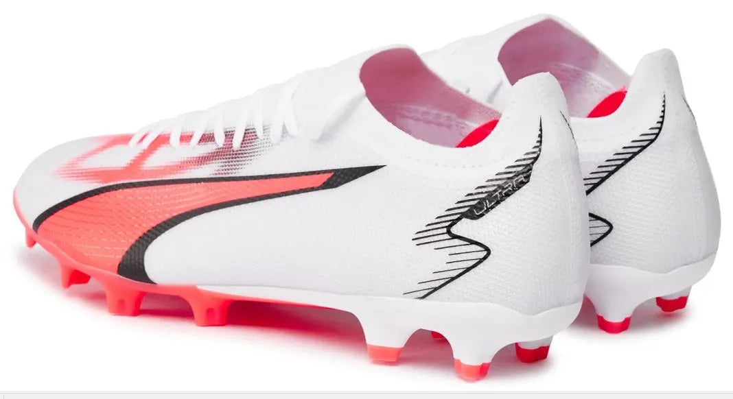 Puma Ultra Match Fg-ag White-black-fire Orchid White