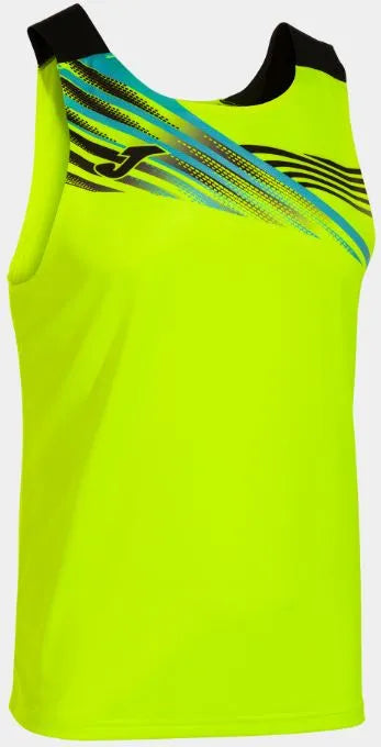 Regata esportiva masculina joma elite x fluor amarelo-preto amarelo m