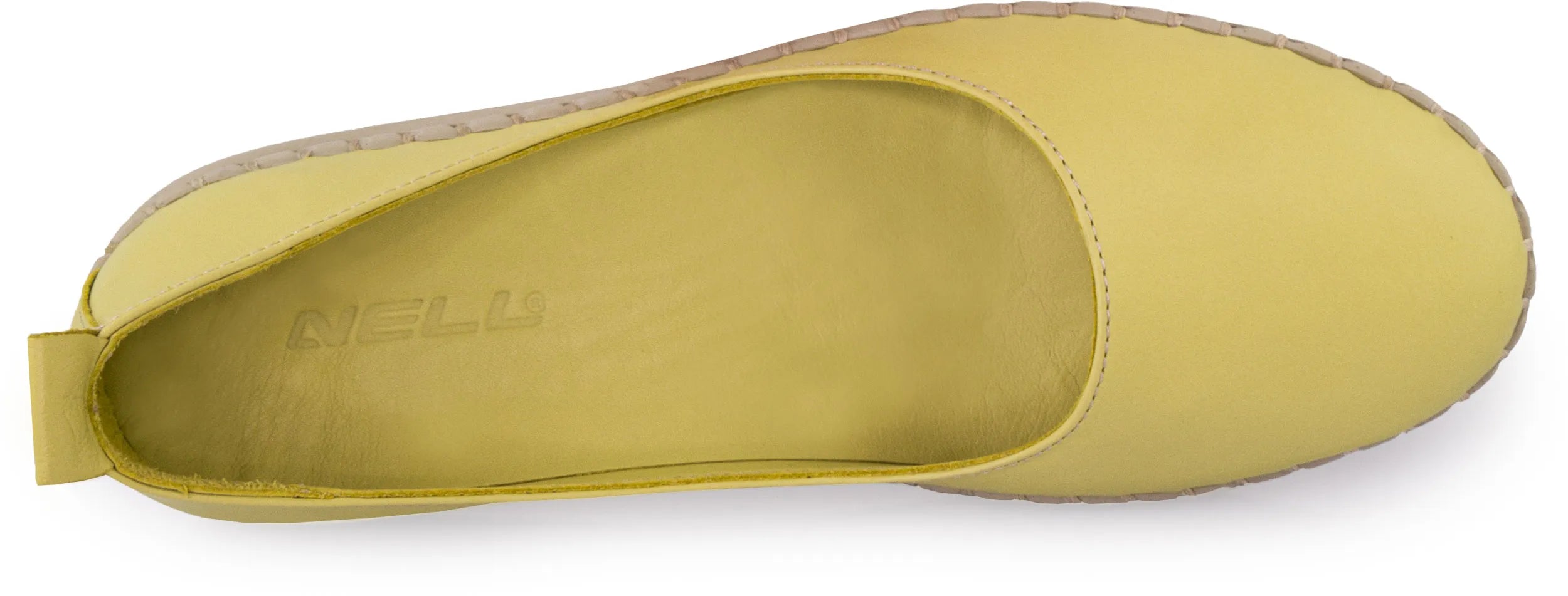 Ballerine in pelle da donna Nell Sunny Lime