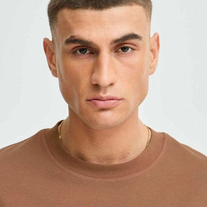 Effen casual T-shirt heren
