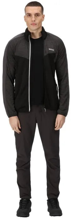 Hanorac pentru bărbați Regatta Men Yare Vi Extol Stretch Softshell Jacket Negru