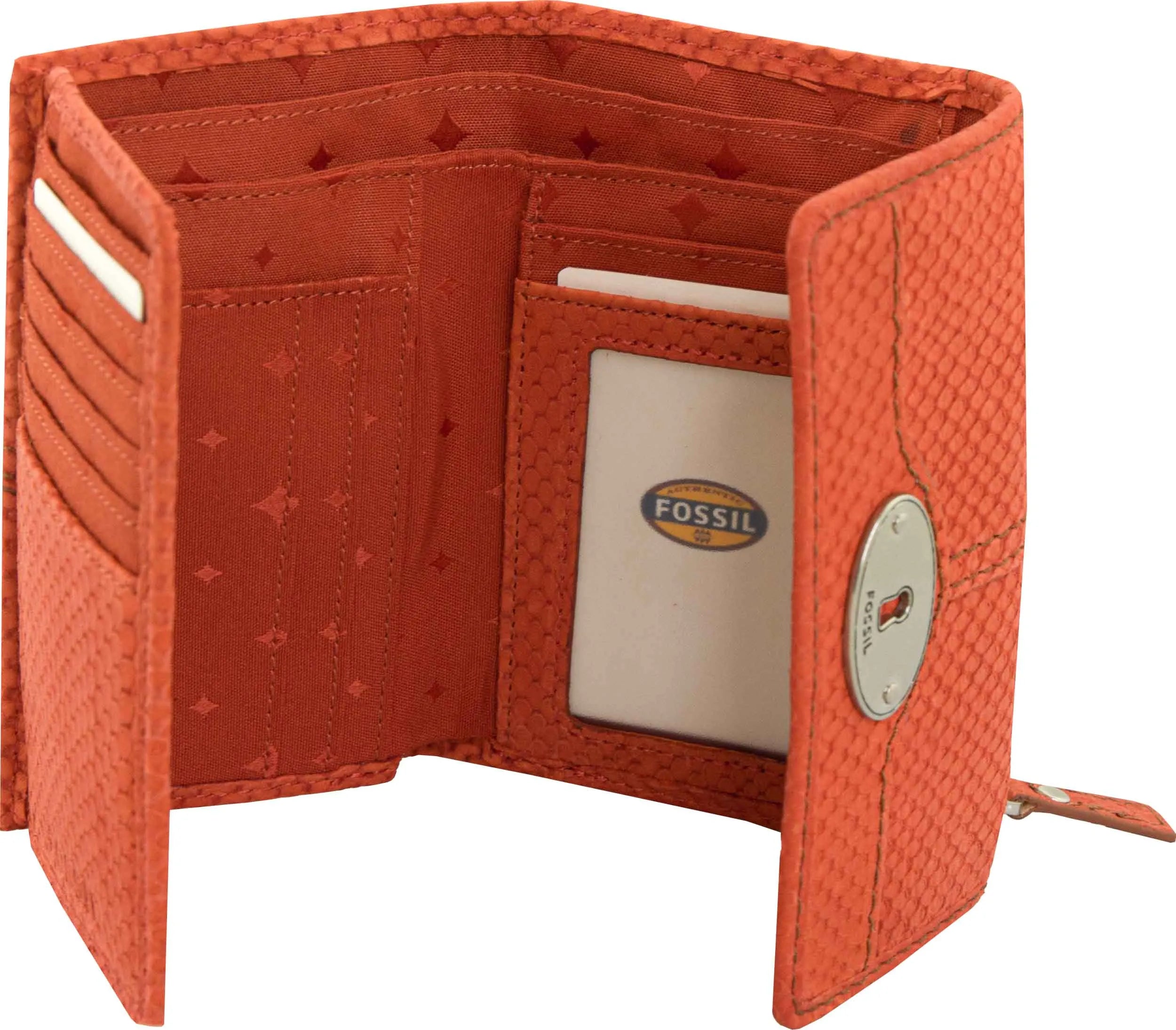 Damenbrieftasche Fossil Wmns Wallet Orange