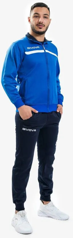 Kombinezon sportowy givova tuta one full zip niebieski 2xs