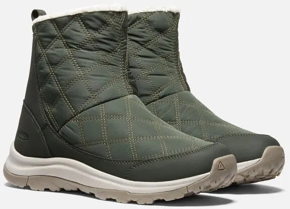 Chaussures pour femmes Keen wms terradora ii hivernal pull-on wp colophane-vert olive foncé 37,5