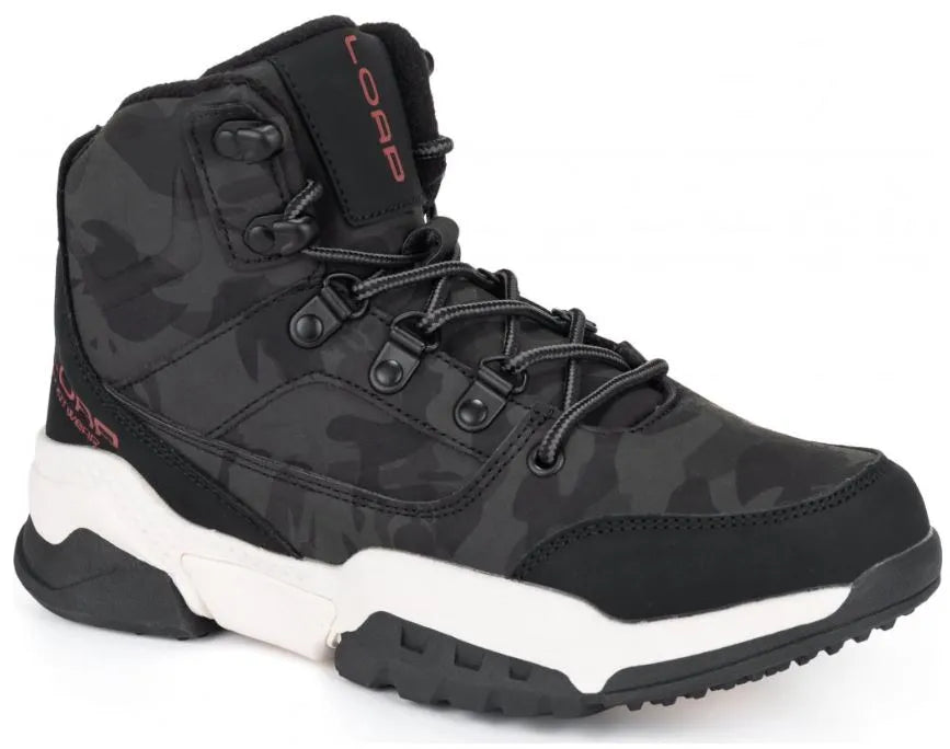 Kinder-Winterstiefel Loap Hodge Schwarz