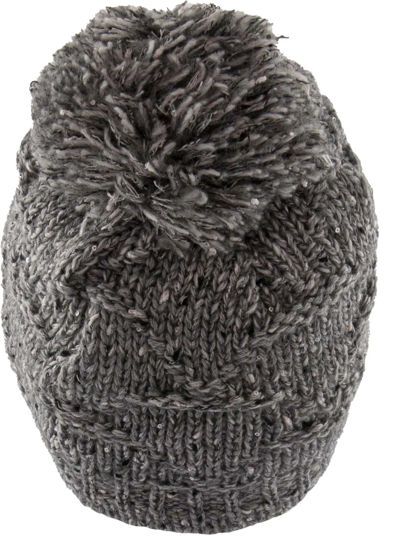 Gorro de invierno eisbär wms netta pompon gris
