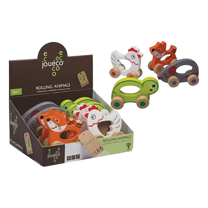 Joueco Rolling Animals 4 Různé