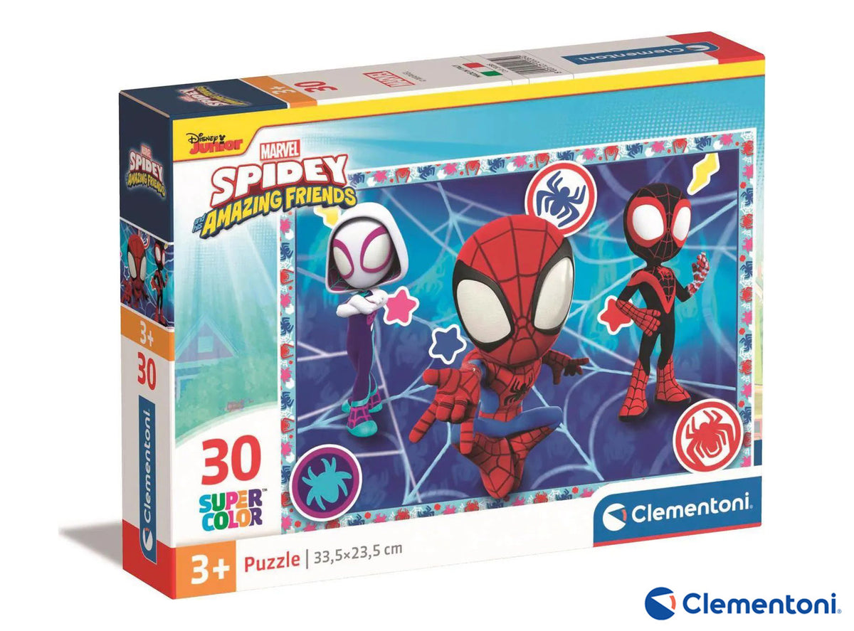 Cluiche ar líne saor in aisce Clementoni Puzal 30 Marvel Spidey