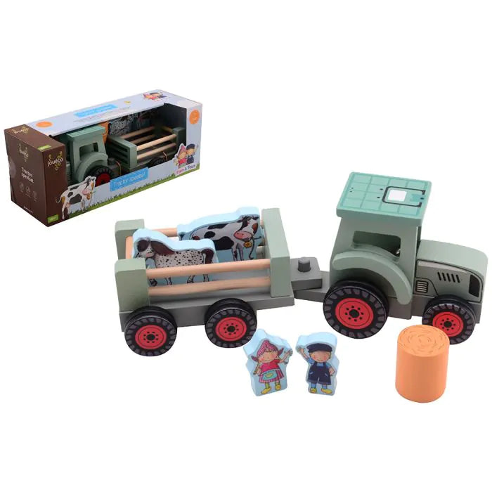 Игрален комплект с трактор Joueco Fien & Teun