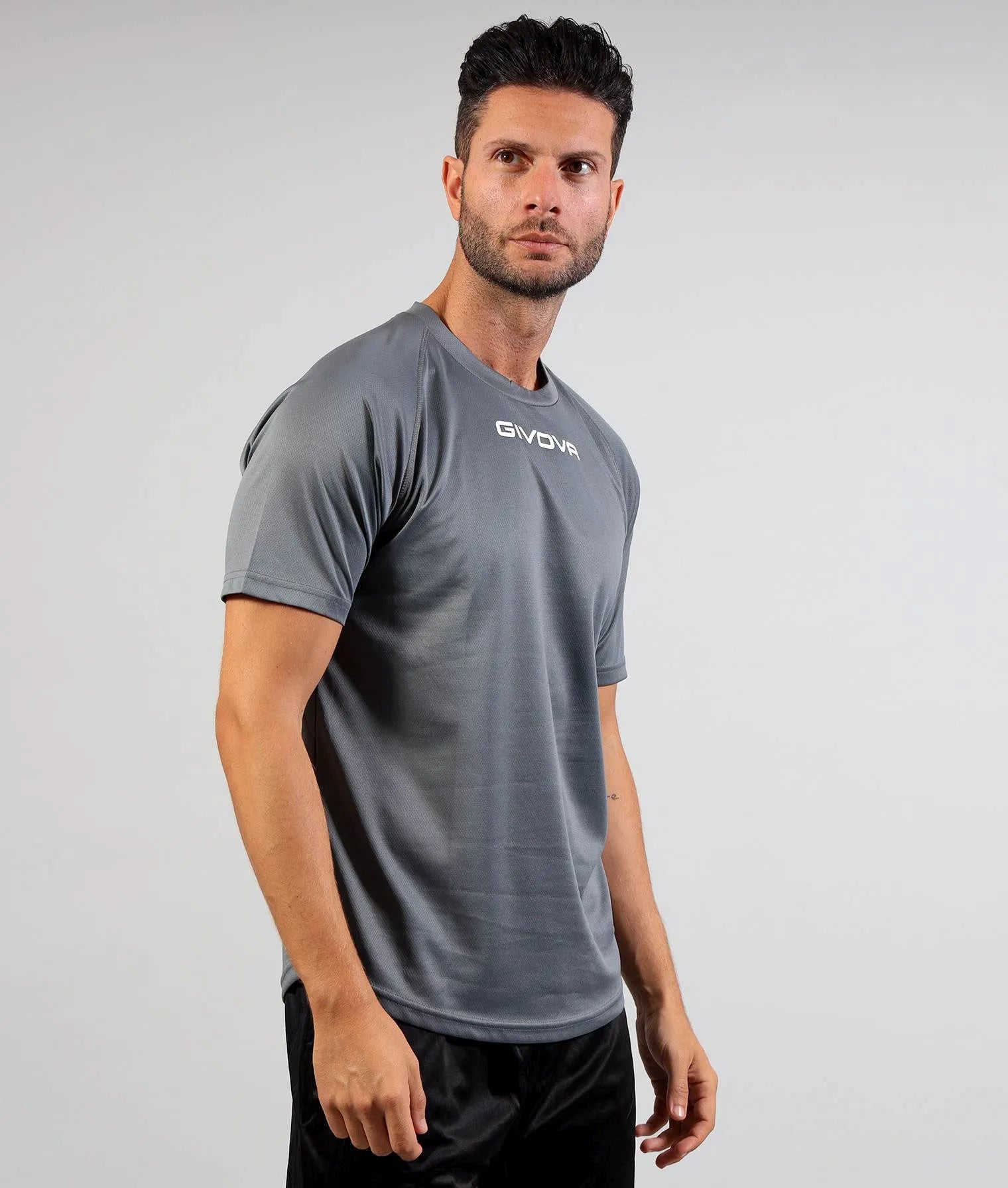 T-shirt de sport Givova One Microforata Gris