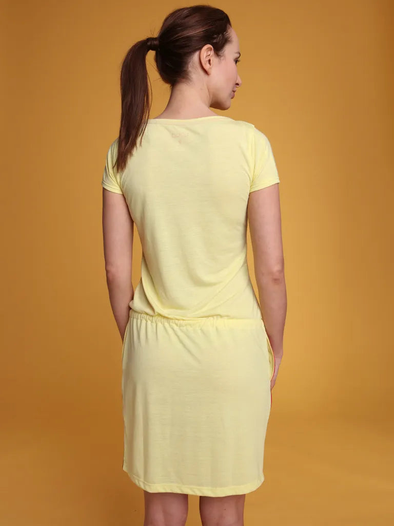 Vestido de mujer loap alysa amarillo s