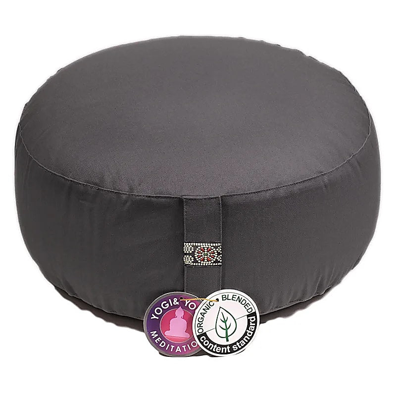 Meditation Cushion Cadás Orgánach Antraicít (ocs) - 33x17 Cm; ±2300G