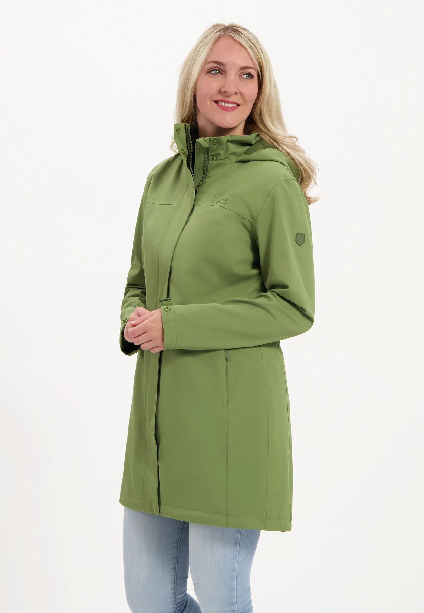 Abrigo softshell mujer kjelvik nova verde m