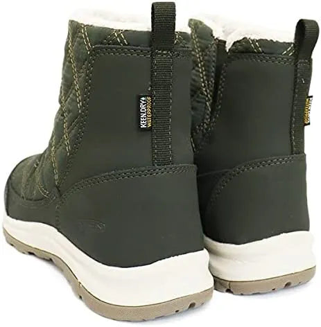 Chaussures pour femmes Keen wms terradora ii hivernal pull-on wp colophane-vert olive foncé 37,5
