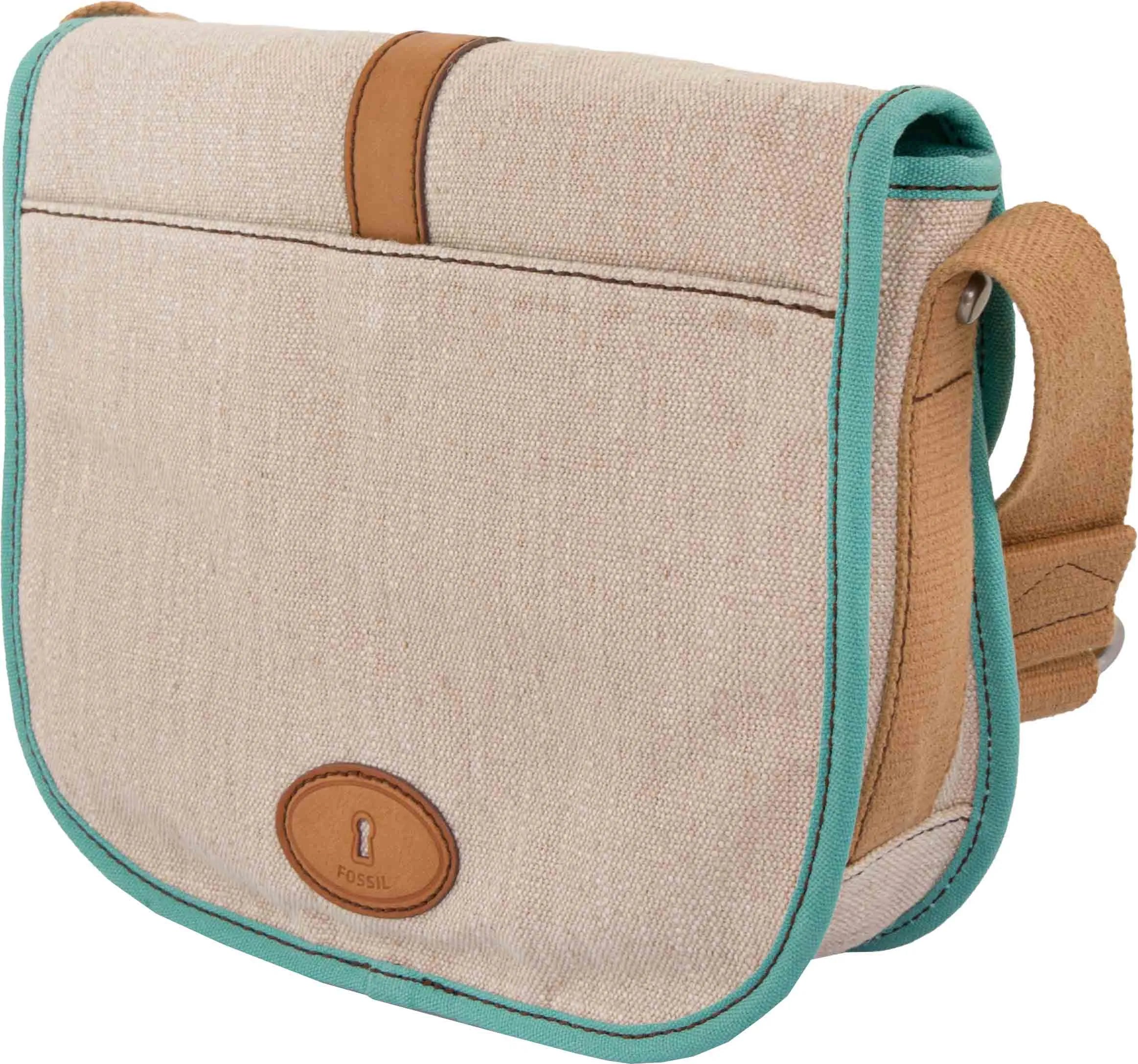 Kabelka fossil wmns taška přes rameno shay flap béžová