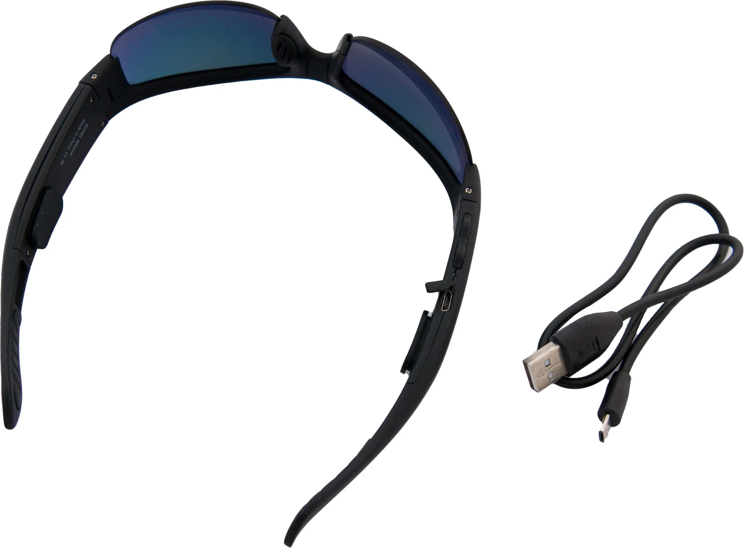 Gafas de música buhel tech sg05 gafas de sol y auriculares negro