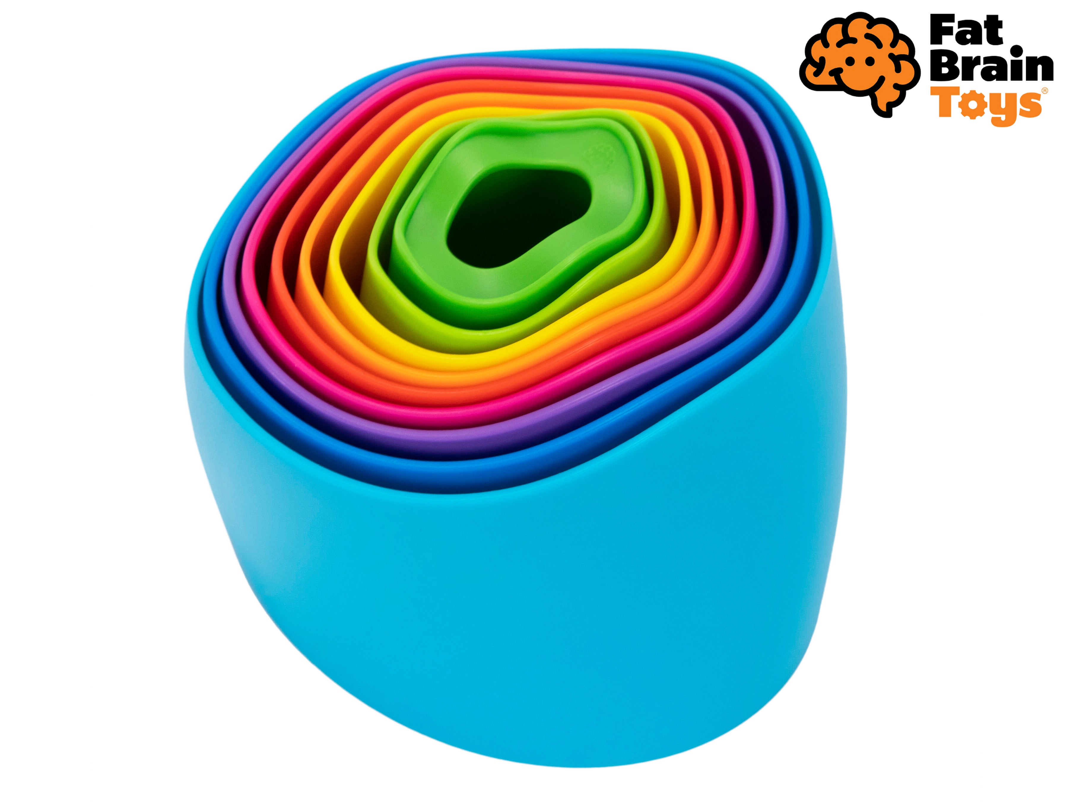 Fat Brain Spiral Stacking Cups fra Spiroku