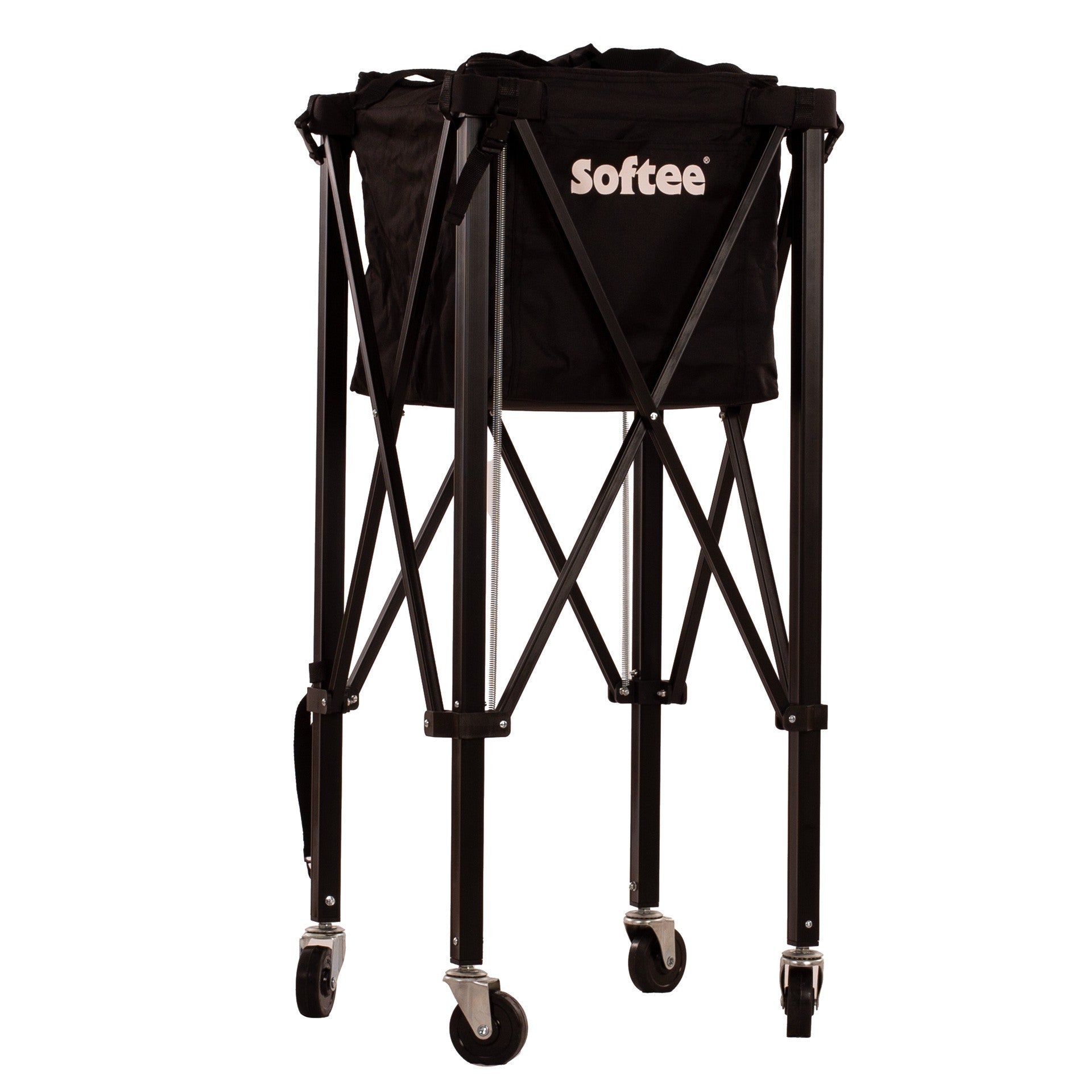 Wózek na piłki tenisowe/padel Softee Rebounce, czarny