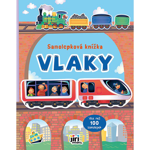Libro di adesivi sui treni