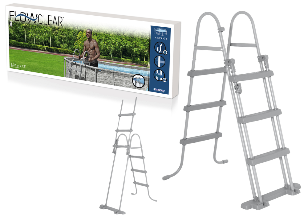 Scaletta per piscina 107 cm Bestway 58330