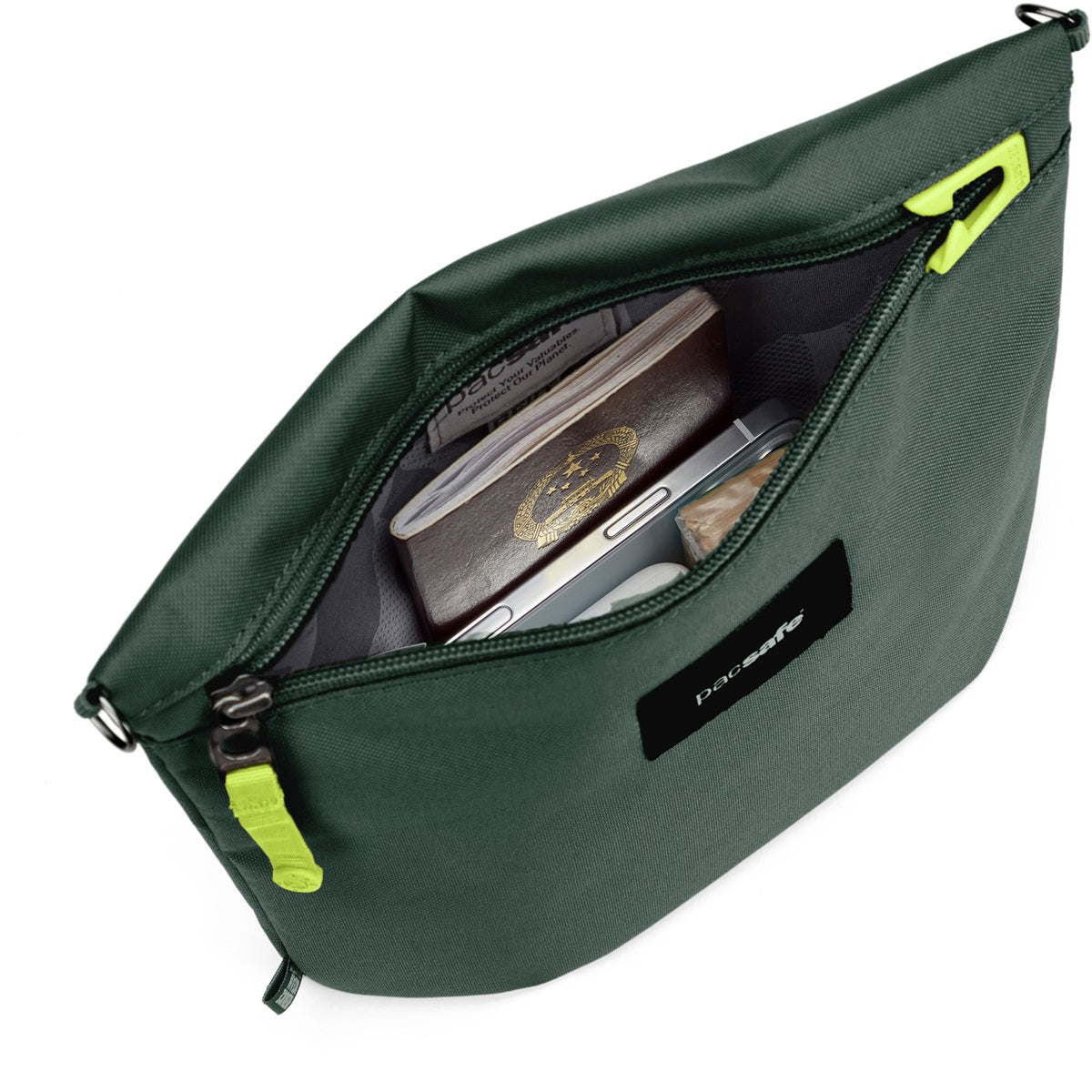 Pacsafe Go Crossbody Pouch Spruce Green