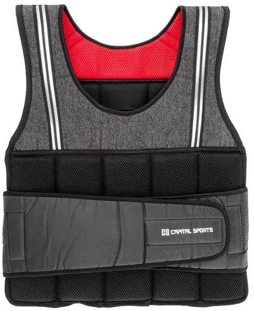 Weight Vest Capital Sports Vestpro 10 Kg Black
