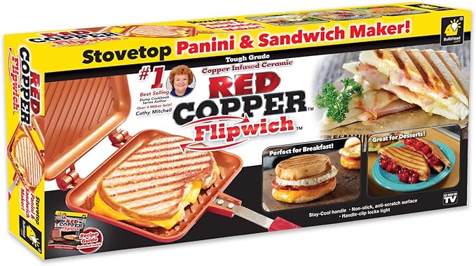 Rood Koper - Flipwich Sandwichmaker