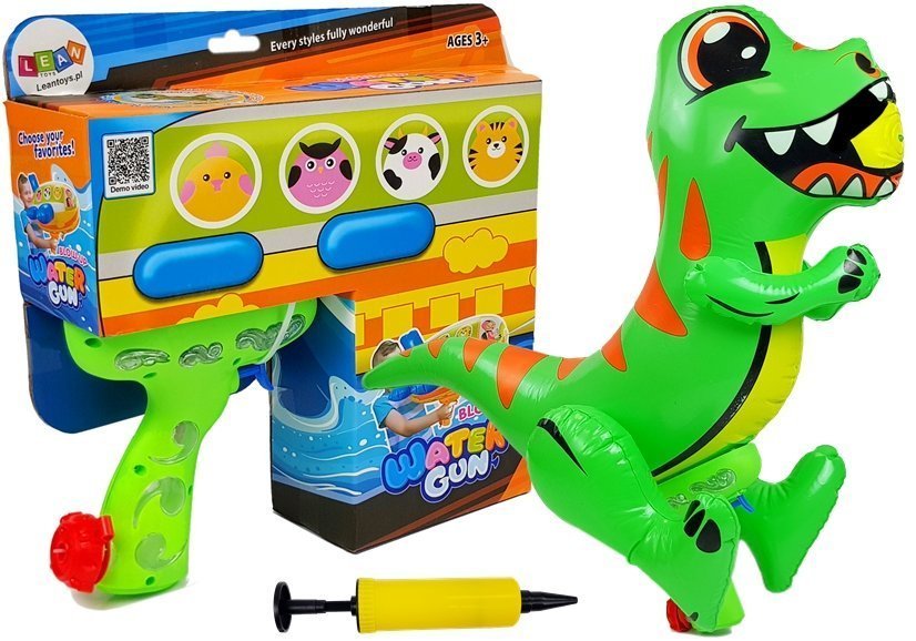 Grande pistola ad acqua pompata per dinosauri