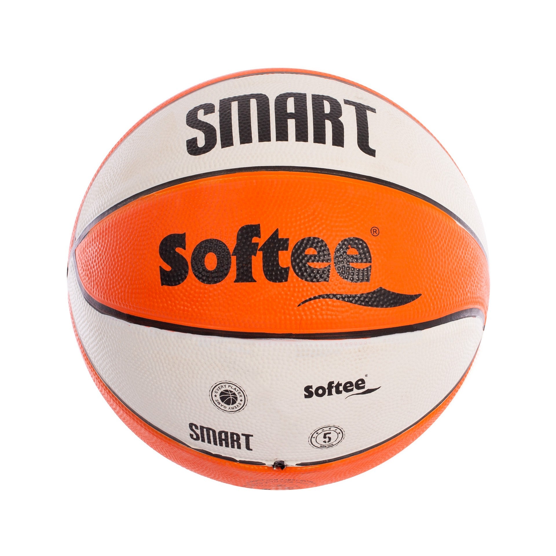 Microcellular Softee Smart Basketball Ball Naranja/Blanco