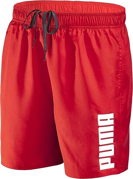 Puma heren zwembroek midden rood